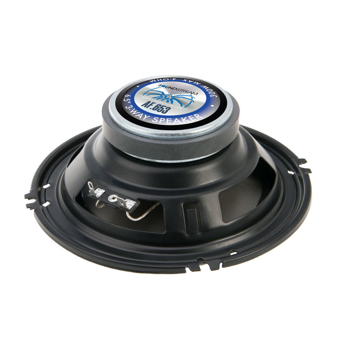 Pair of SoundStream Arachnid 6.5" 300W 4 Ohm 3 Way Coaxial Speakers AF.653
