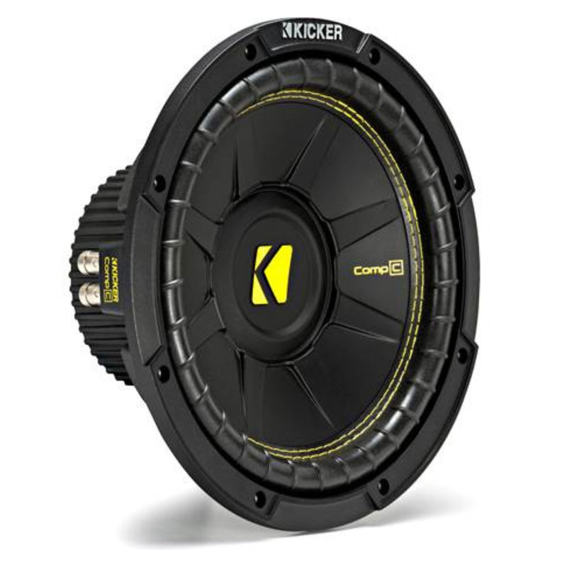 Kicker CompC Series 10" Dual 4 Ohm Voice Coil Car Subwoofer 500W Peak 44CWCD104
