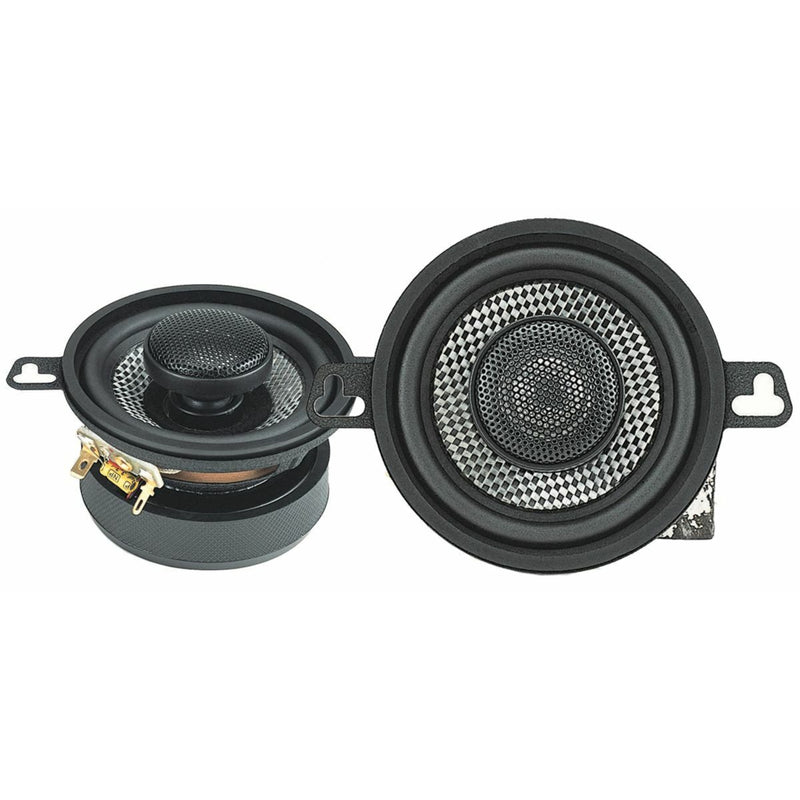 Pair American Bass 3.5" Coaxial Speaker 80W 4 Ohm w/ Neo Swivel Tweeter