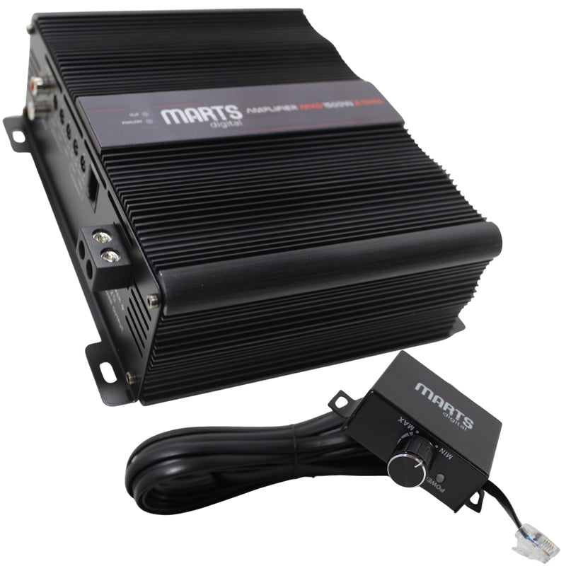 Marts Digital MXD Series Monoblock 1.5K 2 Ohm Full Range Amplifier MXD-1500-2-V2