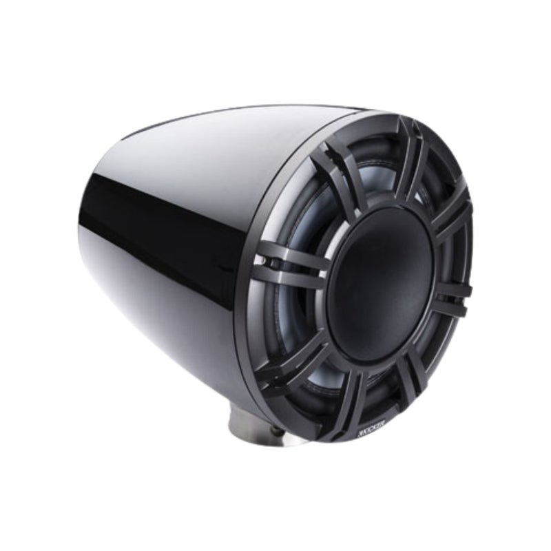 Kicker Pair of Black 11" 600W HLCD Marine Wake Tower Speakers 47KMFC11