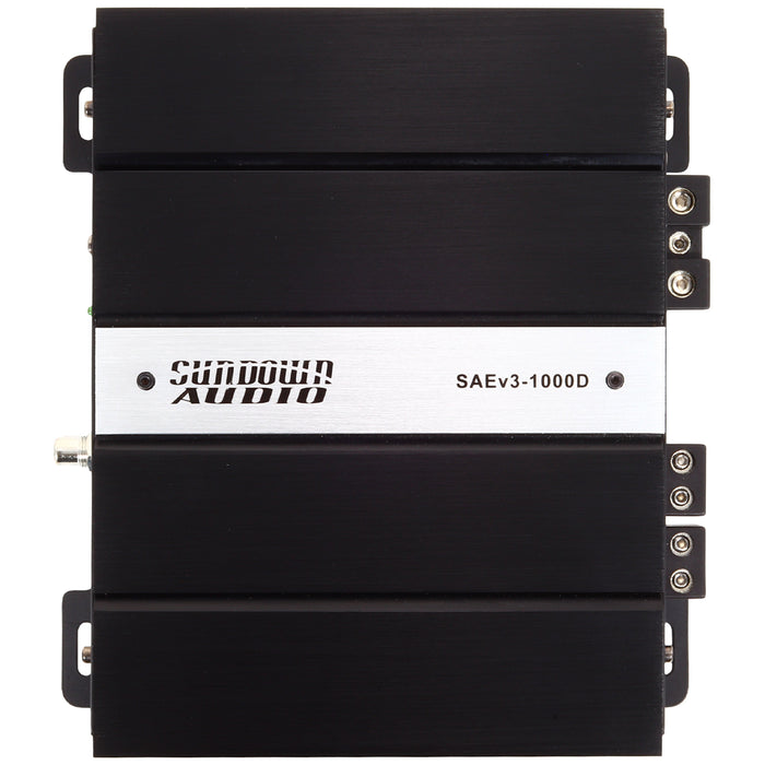 Sundown Audio Monoblock Amplifier 1000W RMS 1 Stable Ohm Class D w/ Bass Knob