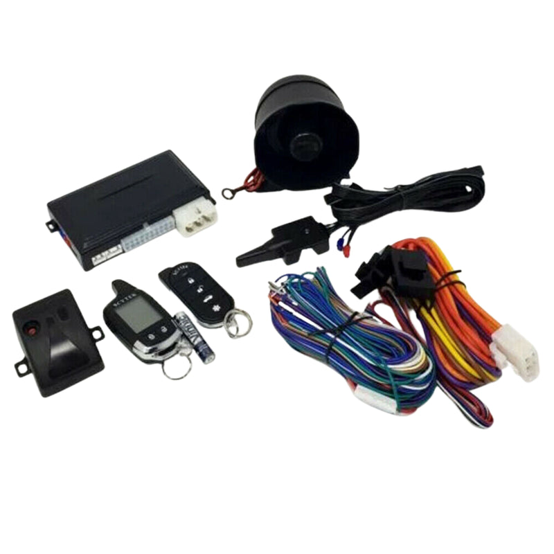 uxcell 2 Way Alarm Security System Vehicle LCD Remote Control uxcell 2 Way Alarm Security System Vehicle LCD Remote Control