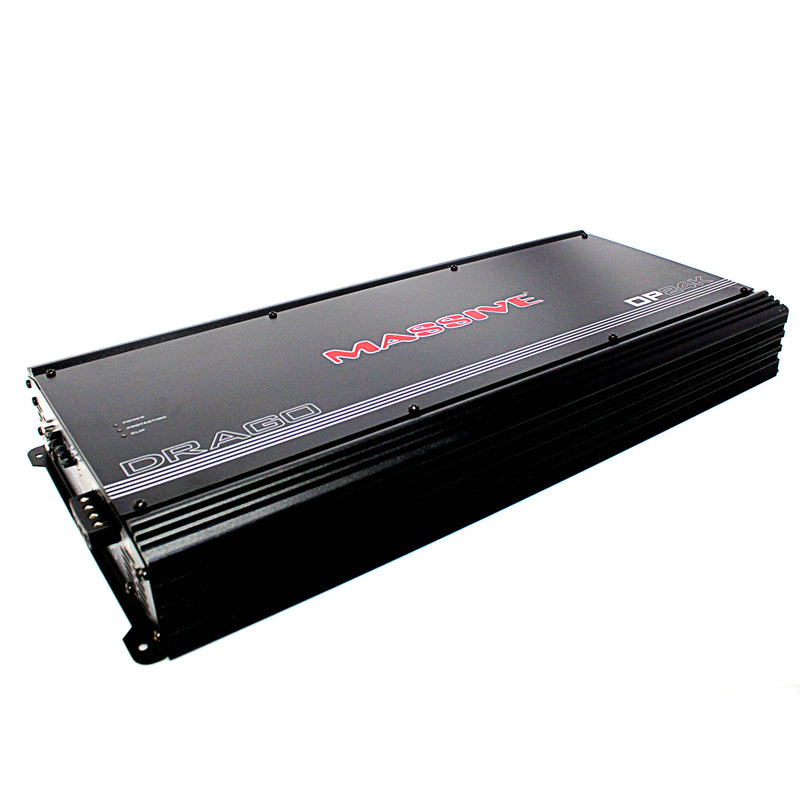 Massive Car Audio Monoblock Amplifier 24,192W 1-Ohm Stable DRAGO DP24K