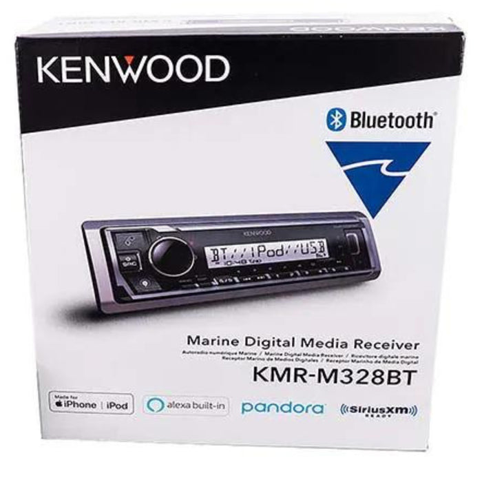 Kenwood Marine Digital Media Receiver and KFC-1633MRW Marine 2-way Speakers