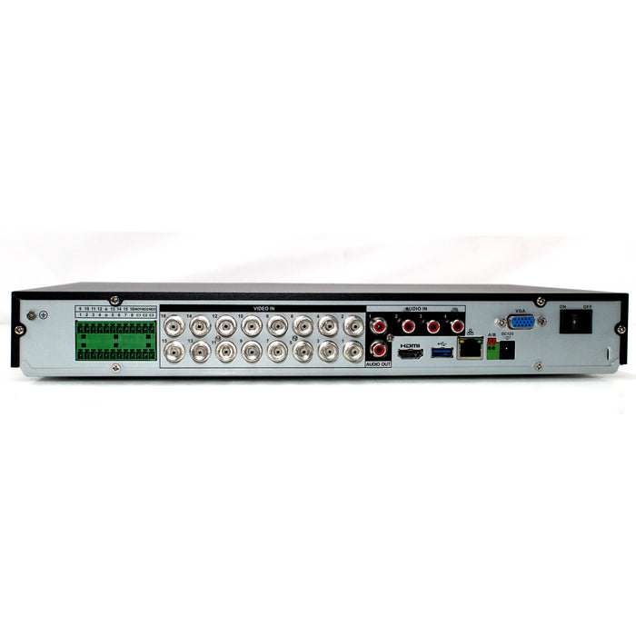XVR i3 Penta-Brid 16 Ch 4K 8MP HD CCTV Security DVR Recorder + 5MP HDCVI Cameras