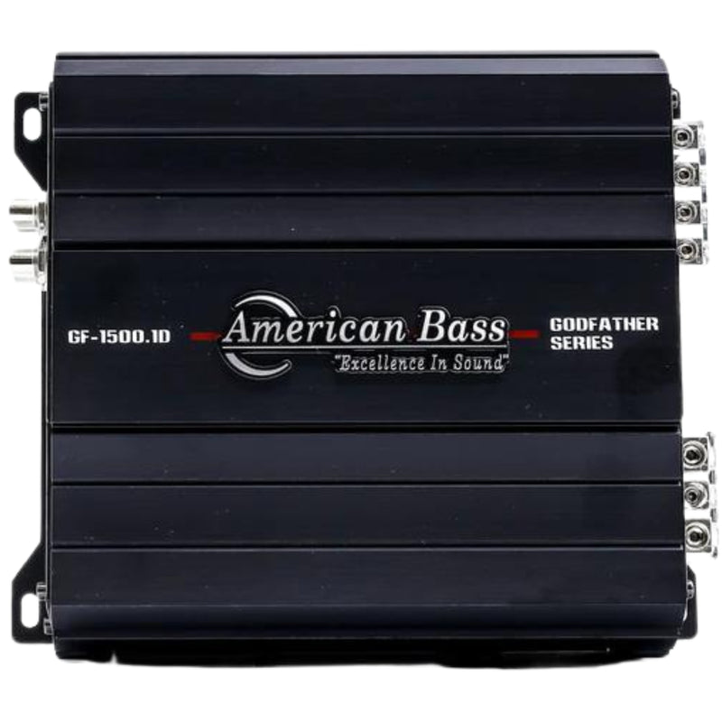 American Bass Godfather GF-15001D 1-Channel Class D 1508W Max Power Amplifier
