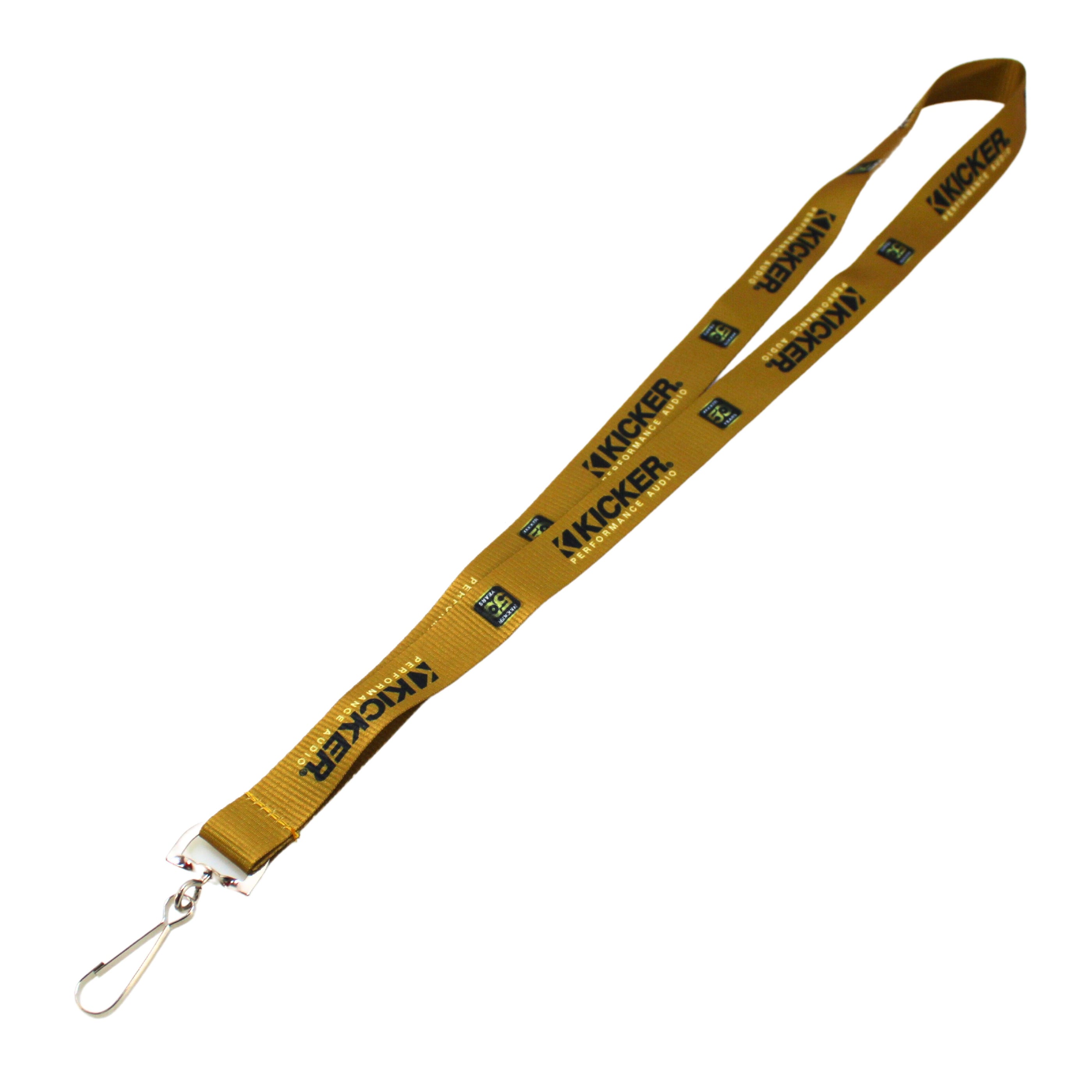 Kicker 50th Anniversary Lanyard - Gold — Big Jeff Online Inc