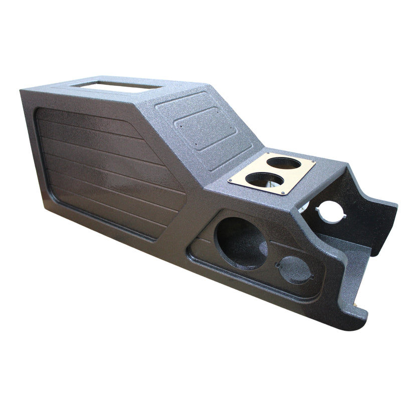 King Boxes 12" Center Console Chevy/GMC 1999-2006 (2) 6.5" & (2) 3.5" Cutouts