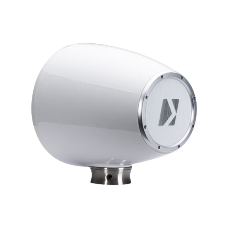 Kicker Pair of White 11" 600W HLCD Marine Wake Tower Speakers 47KMFC11W