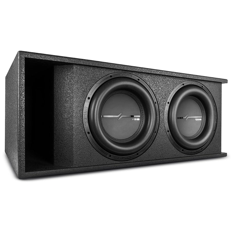 DS18 12" Loaded Dual Vented Armored 4000W Subwoofer Enclosure ZXI-212LD-RG