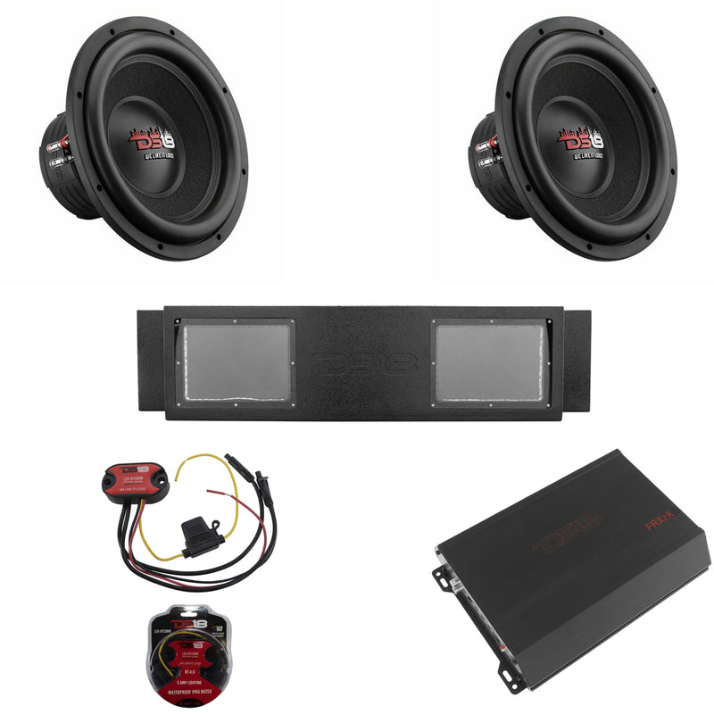 DS18 2000W JSUB.2 Combo with 2 x Z-VX12.4D Subs + FRX2K Amp + LED-BTCDRM