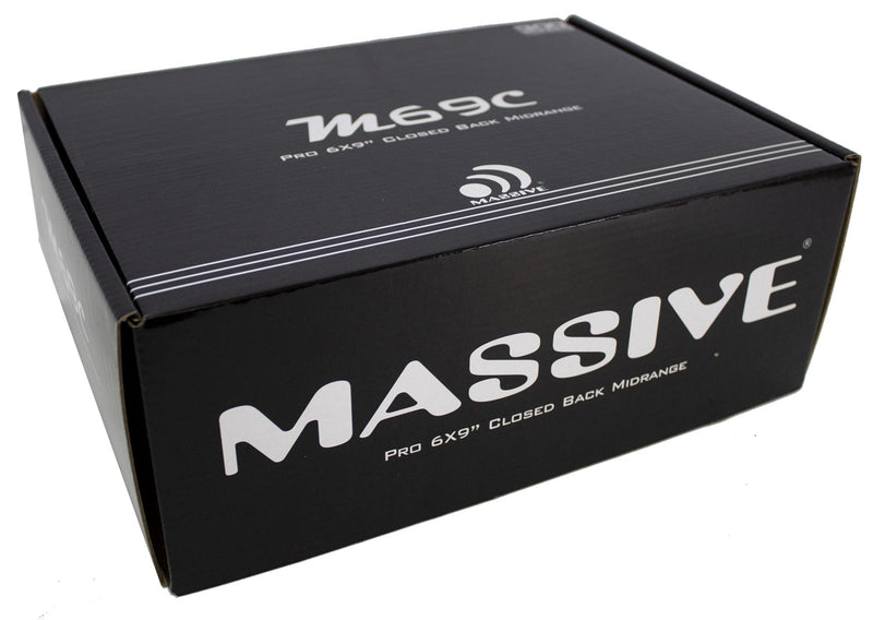 6x9" Midrange Sealed Back Speaker 240W 8 Ohm Pro Car Audio Massive M69C