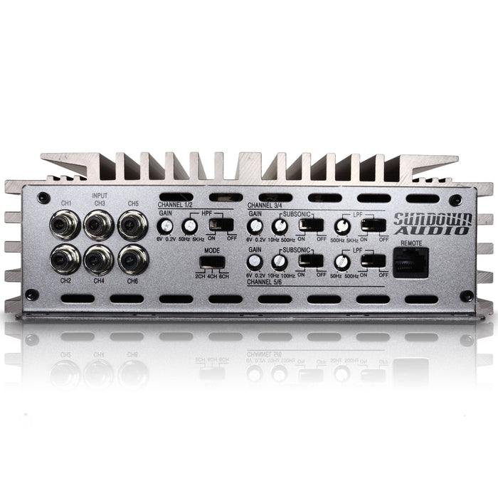 Sundown Audio 2000W 6-Ch 1-Ohm Class-D Full Range Digital Amplifier SALT-2000.6