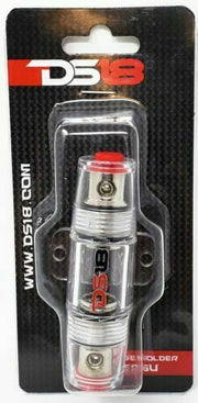 DS18 FHSAGU AGU Glass Inline Fuse Holder Car Amp Install 4 Ga or 8 Ga - Big Jeff Online Inc