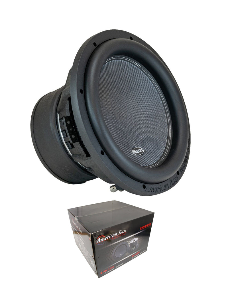 American Bass 12" Dual 4 Ohm Voice Coil 2400 Watts Subwoofer XR-12D4