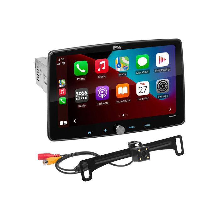 BOSS 9" Bluetooth Touchscreen Digital Radio 1 Din Apple CarPlay & Back up Camera
