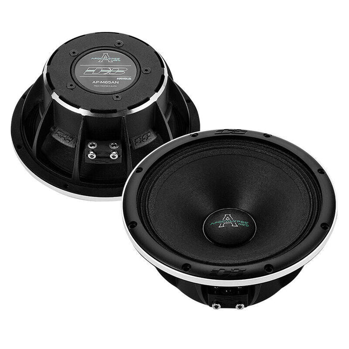 Pair of Deaf Bonce 6.5 Mid-Range Speakers 400W 4 Ohm w/ 1" Neo Tweeters 100W