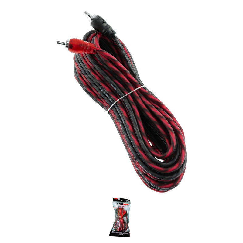 DS18 RCA17FT 17FT Ultra Flex High Performance Competition RCA Cable