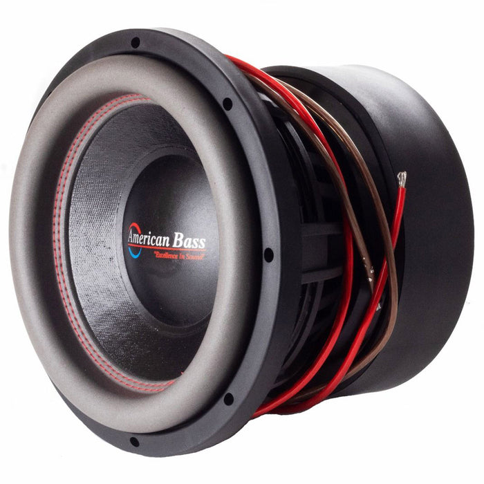 American Bass 10" Subwoofer HD Series 4000W Dual 2 Ohm Voice Coil HD-10-D2