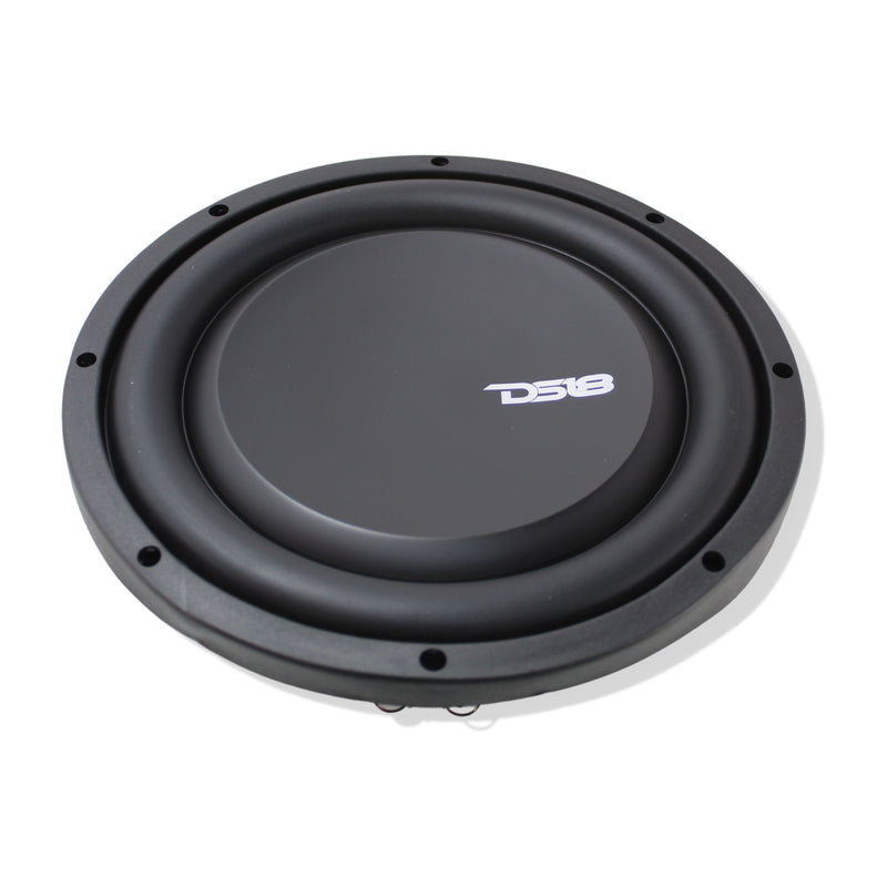 DS18 10" Subwoofer 1000W Dual 4 Ohm Water Resistant Marine Audio Black