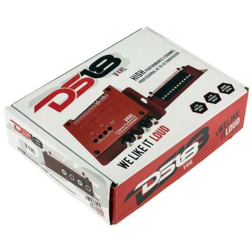 DS18 V4HL 4 Ch Line Out Converter High-Level Speaker Signal Low-Level - Big Jeff Online Inc