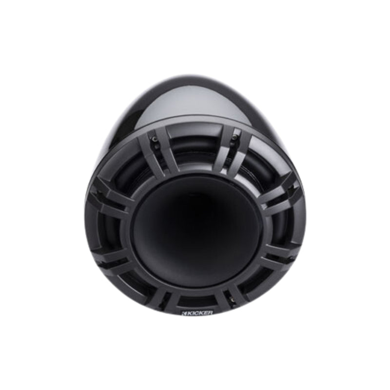 Kicker Pair of Black 9" 600W HLCD Marine Wake Tower Speakers 47KMFC9