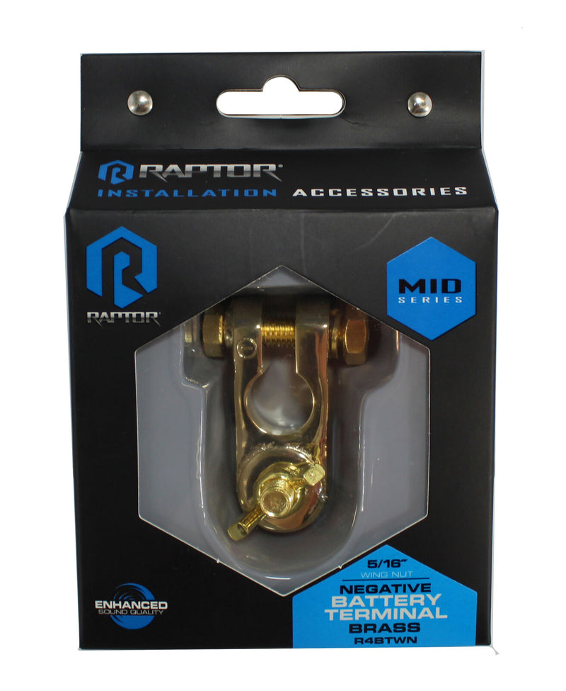 24K Gold Plated 5/16" Butterfly Bolt Negative Wing Nut Battery Terminal R4BTWN