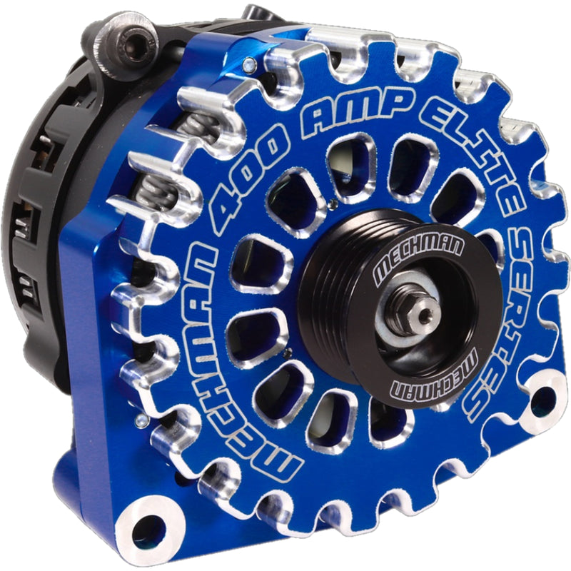 Mechman E-Series 400 Amp Dark Blue Alternator For 1996 - 2004 GM 5.7L Truck