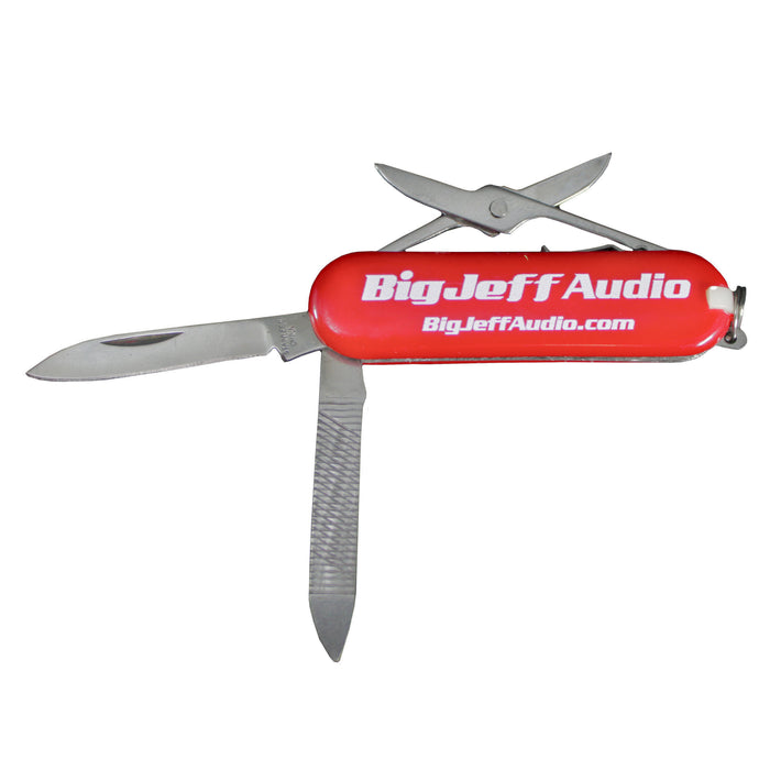 Big Jeff Online Official Utility Pocket Knife Red