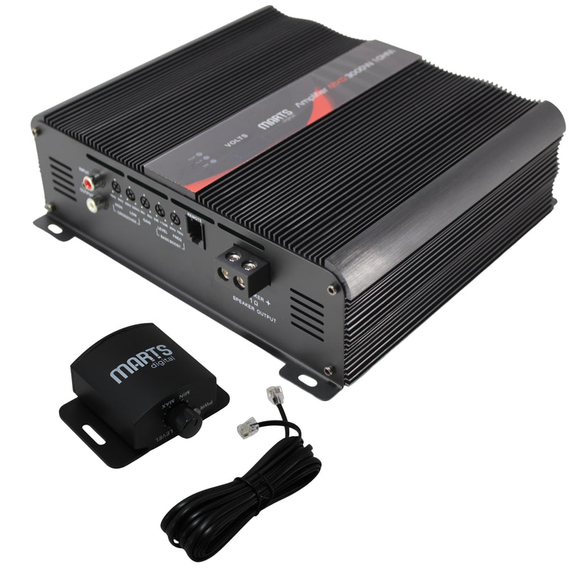 Marts Digital Amplifier Monoblock Full Range Class D 3000 W 1 Ohm MXD-3000W-1