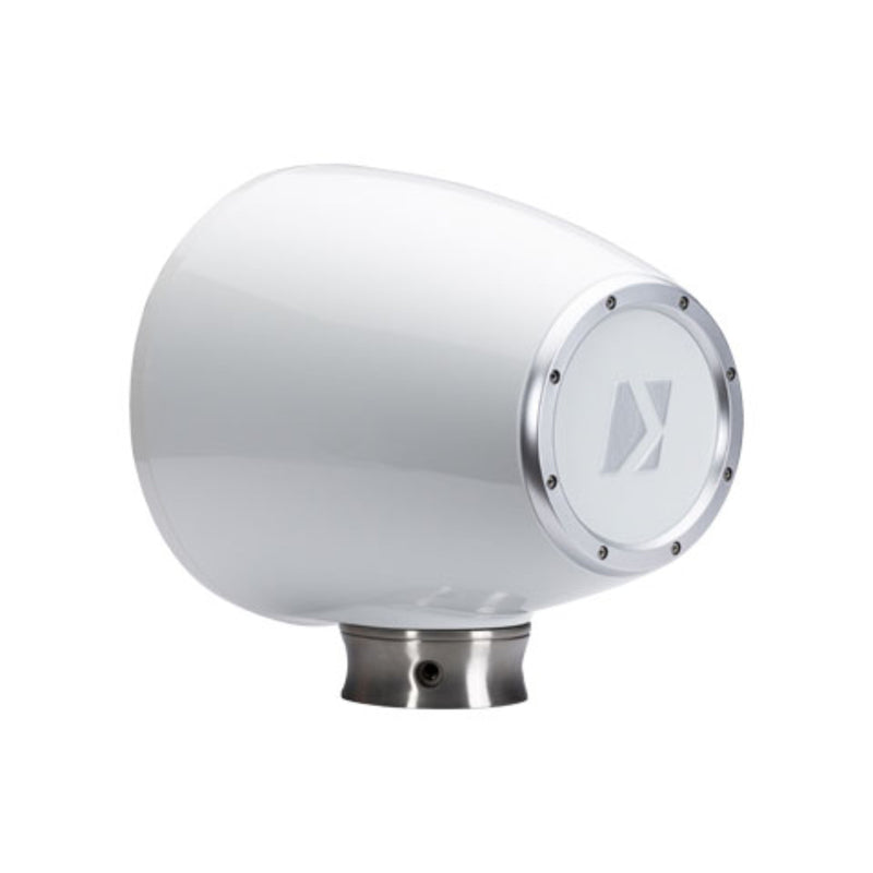 Kicker Pair of White 9" 600W HLCD Marine Wake Tower Speakers 47KMFC9W