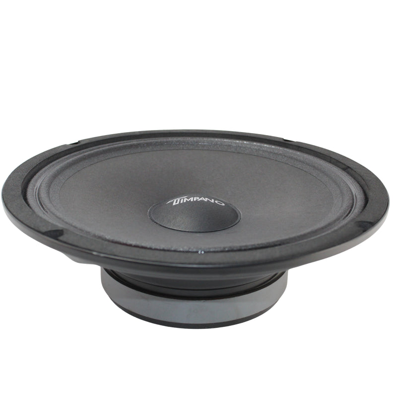 Timpano 10" Shallow Mid Range 650 Watts Max 4 Ohm Loud Speaker MR10-4-SLIM