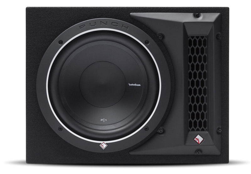 Rockford Fosgate Punch Single P1 10" 500W 4 Ohm Loaded Woofer Enclosure P1-1X10