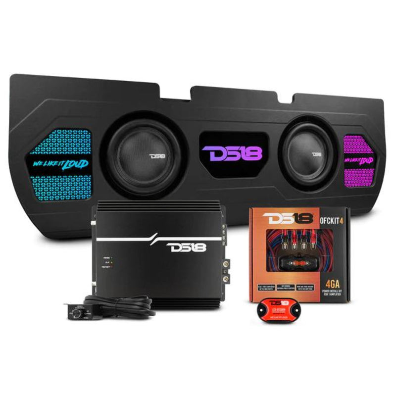 DS18 Dual 10" Sealed Subwoofer Enclosure Package for 2022+ Toyota Tundra