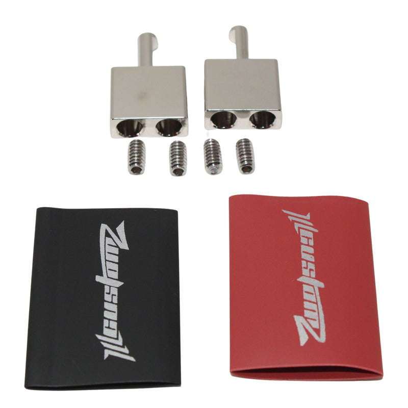 ILL Customz Dual 8GA to Single 8GA Amplifier Input Adapter 8-TO-8 Gauge