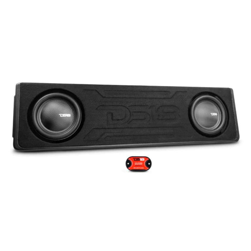DS18 10" Subwoofer Enclosure W/ Vinyl Finish and Dream LED Lights For Ford F-150