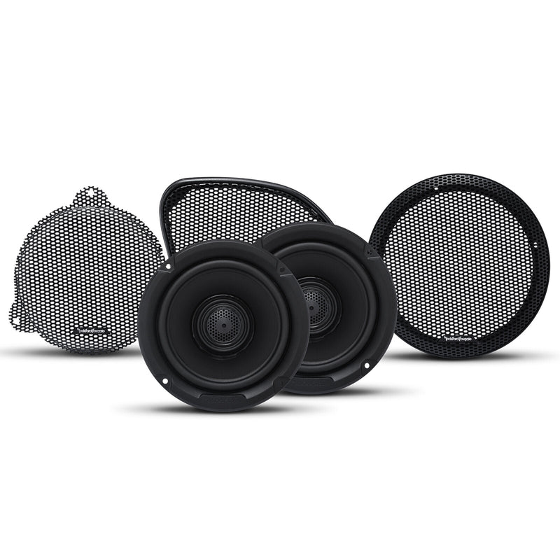 Rockford 6.5" Coaxial 150W 4 Ohm Harley Davidson Fairing/Tour-Pak Speakers
