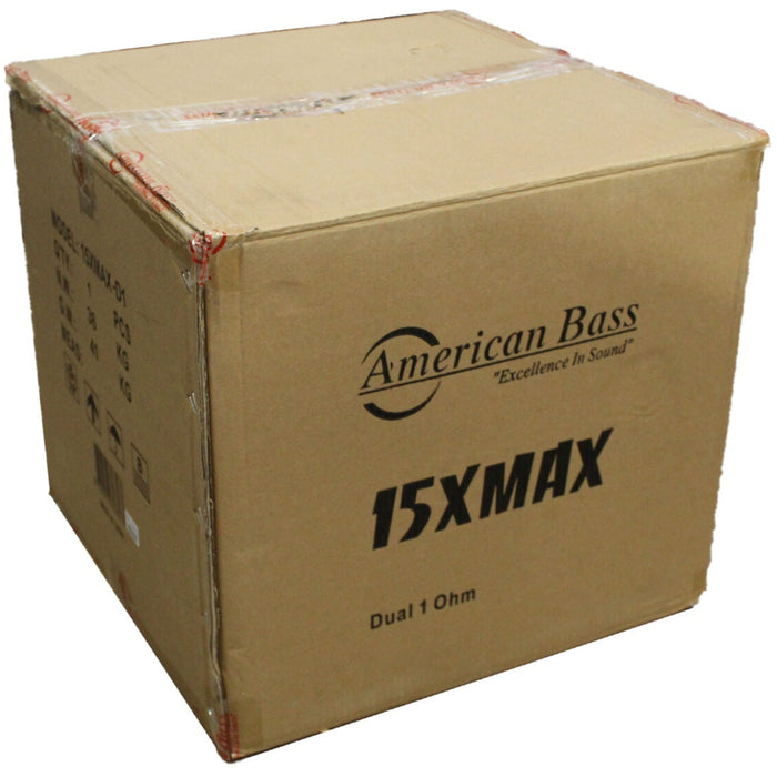 American Bass XMAXXX Monster 15" Subwoofer 1 Ohm DVC 8000 Watts XMAX15-D1