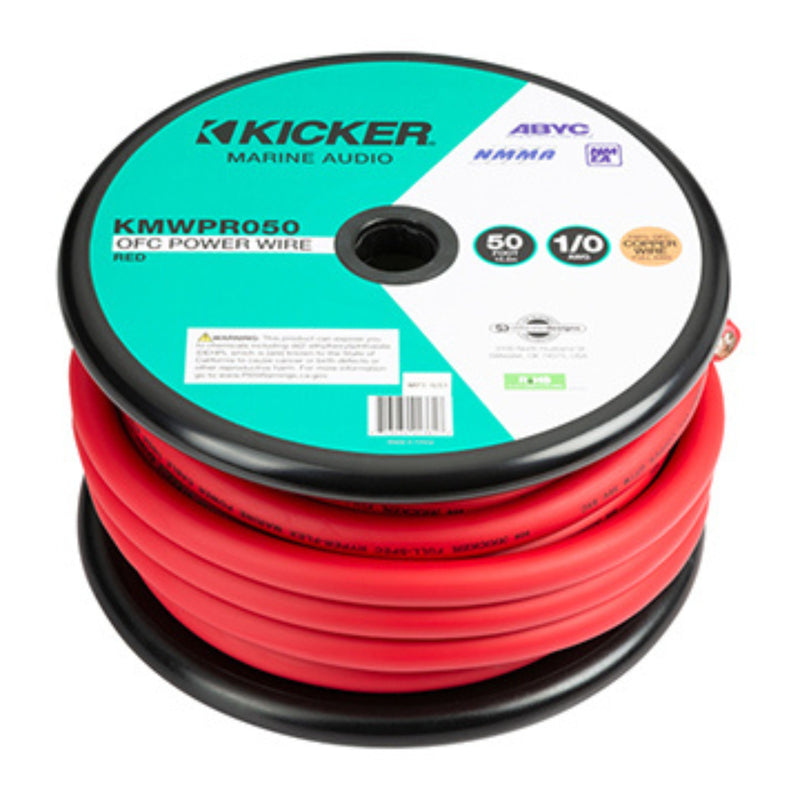 0 Gauge Tinned Marine OFC Power/Ground Wire Red Kicker Lot Cut By The Foot