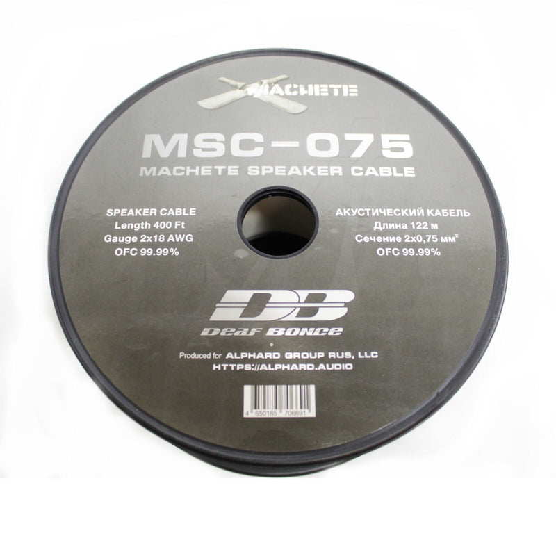 Deaf Bonce Car Audio 18 AWG OFC Speaker Wire Black/Green Lot Cut By The Foot