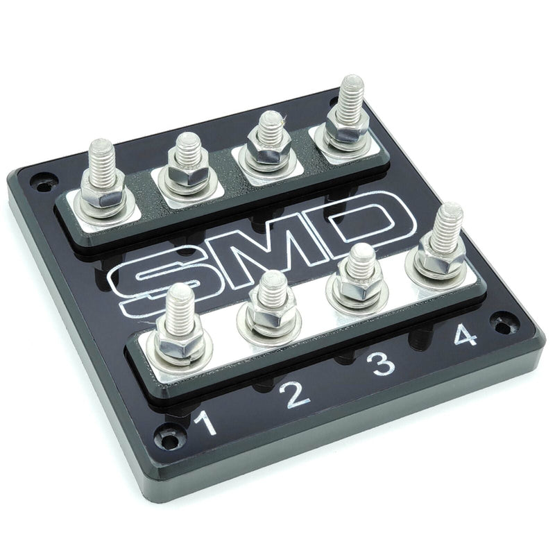 SMD QUADHSFBALM Steve Meade Designs 4 Spot Heavy Duty Quad ANL Fuse Block