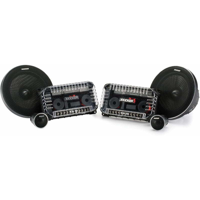 Kicker 6.75" 200W 4 Ohm Coaxial Component System w/ 1-3/16" Tweeters 41QSS674