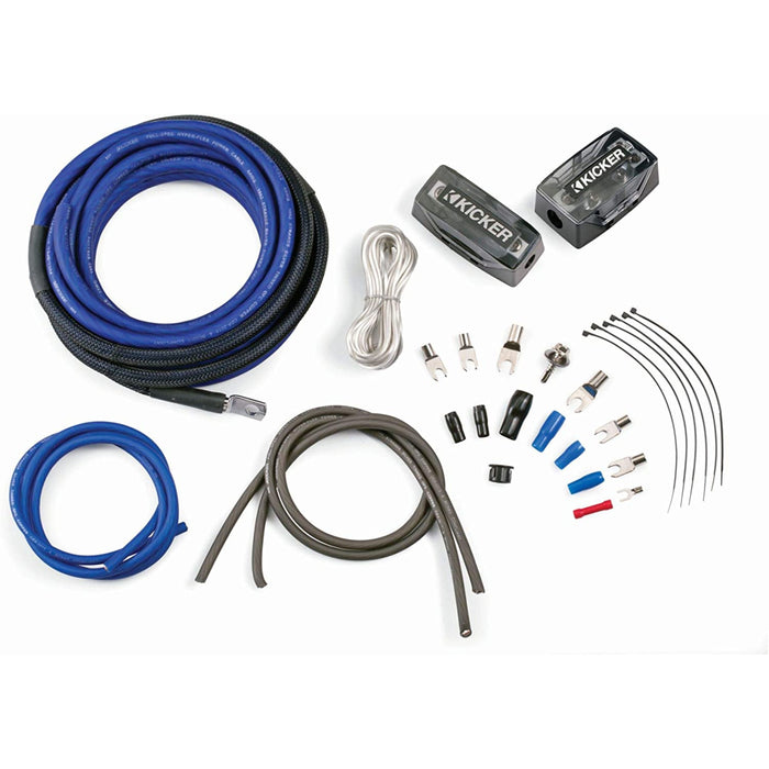 Kicker P-Series Dual Complete 4 AWG Amplifier Installation Wire Kit