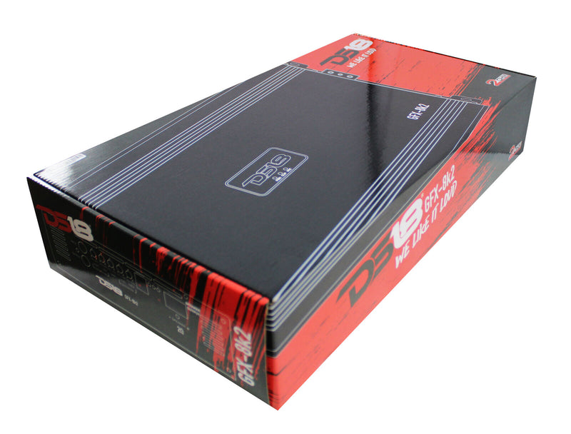 DS18 GFX Series Monoblock 8000 Watts 2 Ohm Class D Full Range Amplifier GFX-8K2