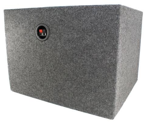 QPower Vented 12" Carpeted Subwoofer Enclosure Ported Chamber SBASS12 VENTED