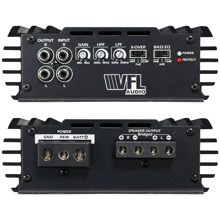 American Bass VFL Audio Hybrid-1800.2 1800W Max 2-Channel Full Range Amplifier