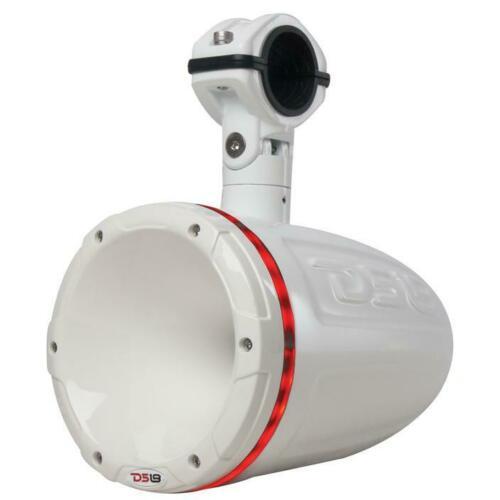HYDRO 1.75" Driver Wakeboard Pod Tower Speaker 900W White RGB LED Light - Big Jeff Online Inc