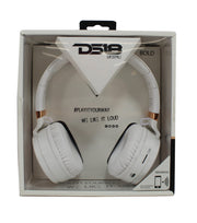 DS18 Over Ear Wireless Noise Canceling Bluetooth Headphones White Microphone - Big Jeff Online Inc