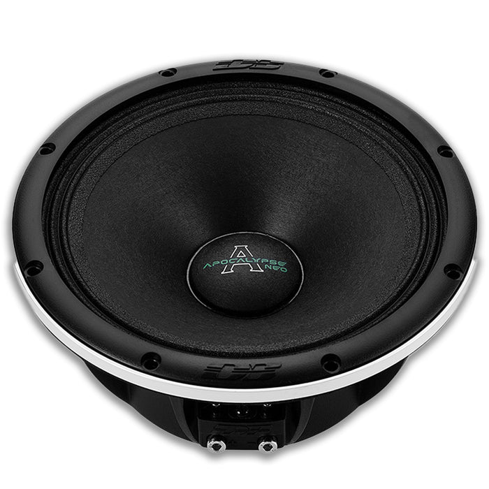 Pair of Deaf Bonce 6.5 Midrange Speakers 800W 4 Ohm w/ 4 Ch Amp Class D Black